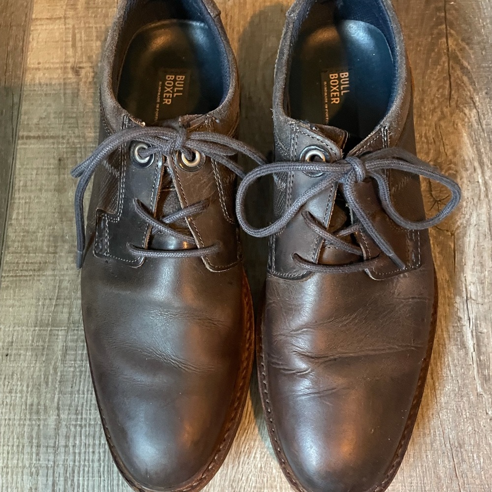 Men’s Bull Boxer Leather Dress Shoes